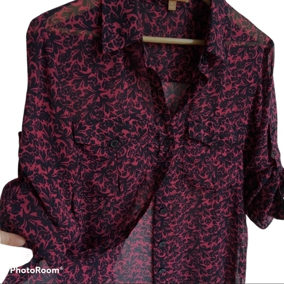 🌿Print Blouse - Picture 4 of 6